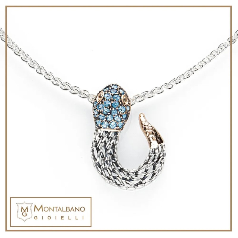 collana Medievale serpente cerchietti